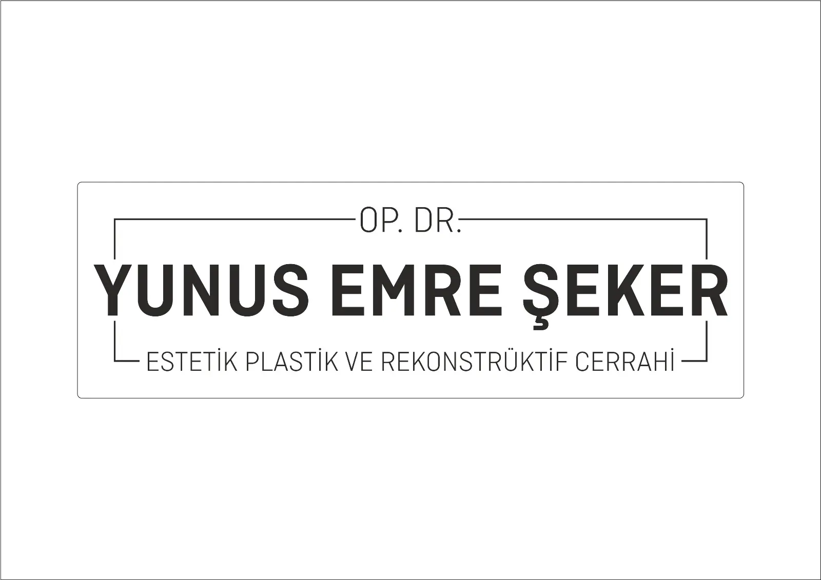 Dr Yunus Emre Şeker logo