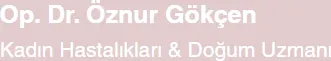 Logo von Dr. Öznur Gökçen