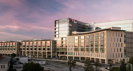 Clinic-provided photograph of Koç University Hospital
