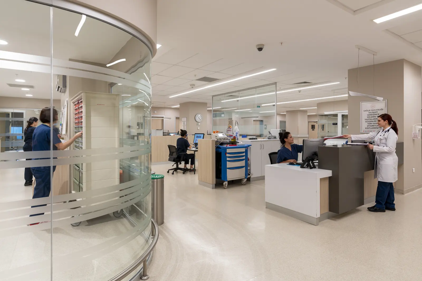 Clinic-provided photograph of Koç University Hospital