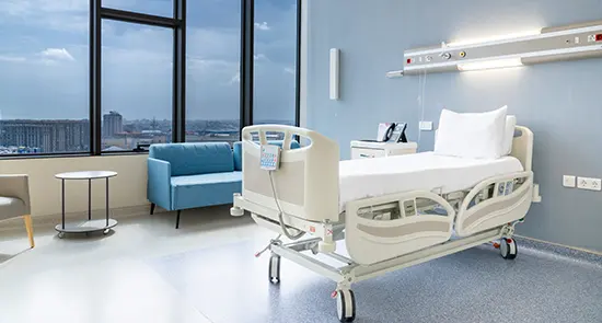 Clinic-provided photograph of Koç University Hospital