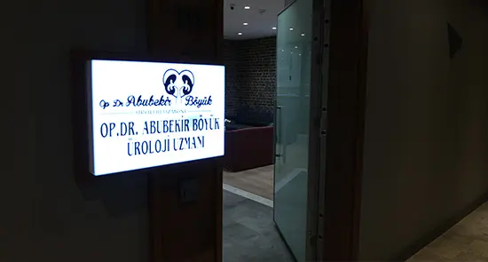 Clinic-provided photograph of Dr Abubekir Böyük