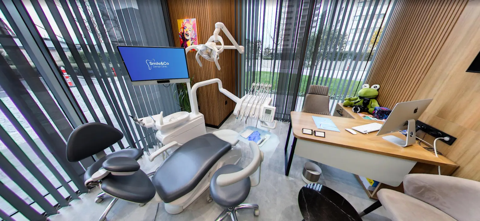 Clinic-provided photograph of Smile&Co
