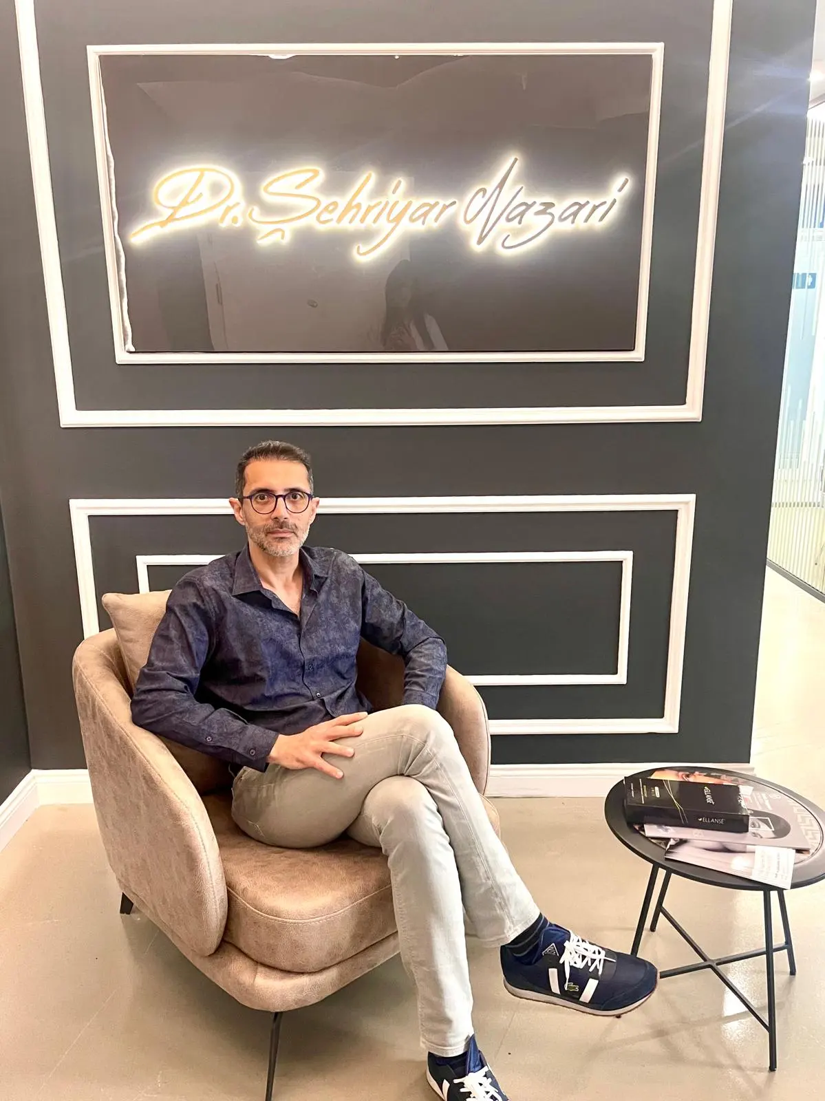 Clinic-provided photograph of Dr Şehriyar Nazarı
