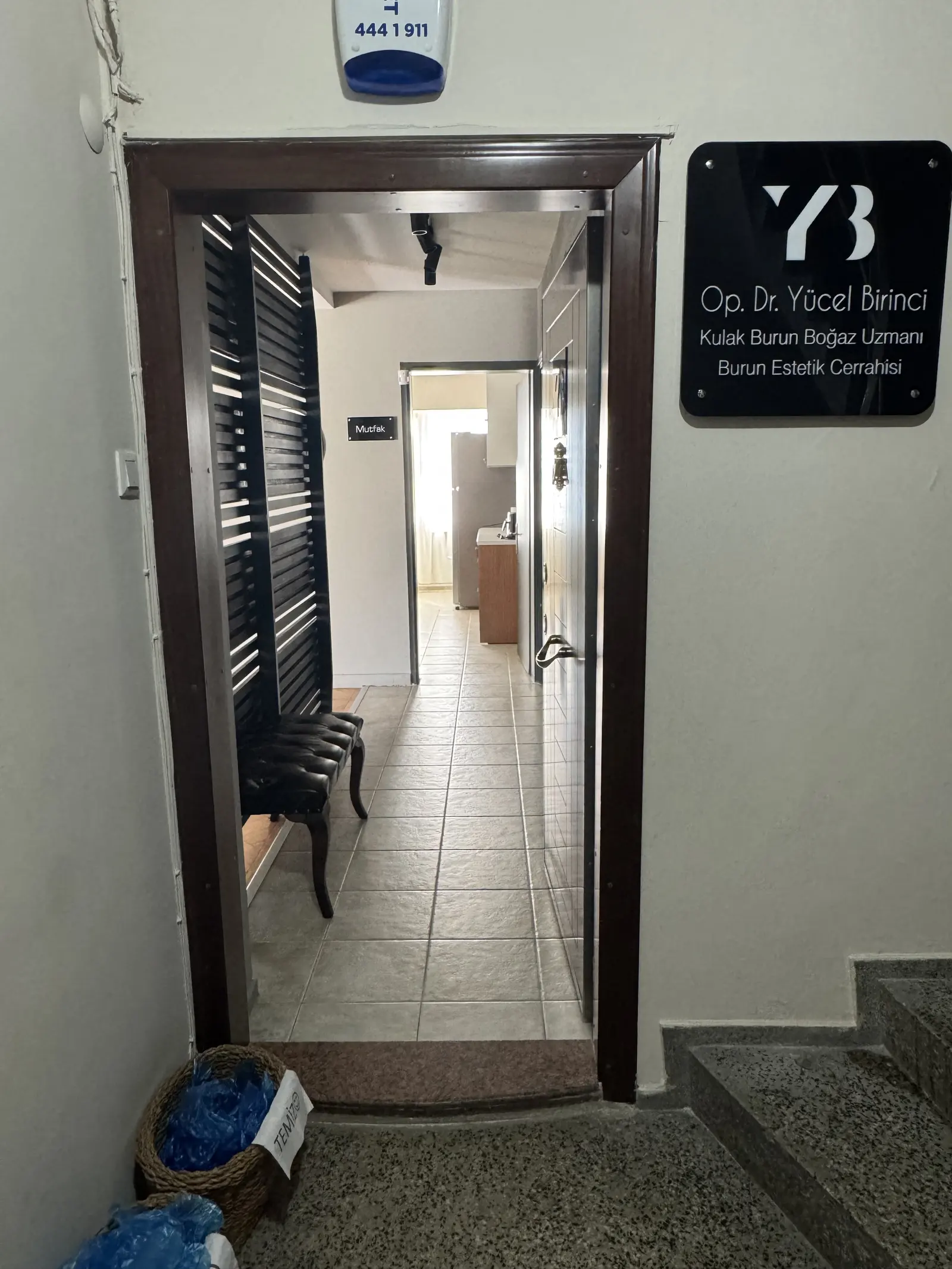 Clinic-provided photograph of Dr Yücel Birinci