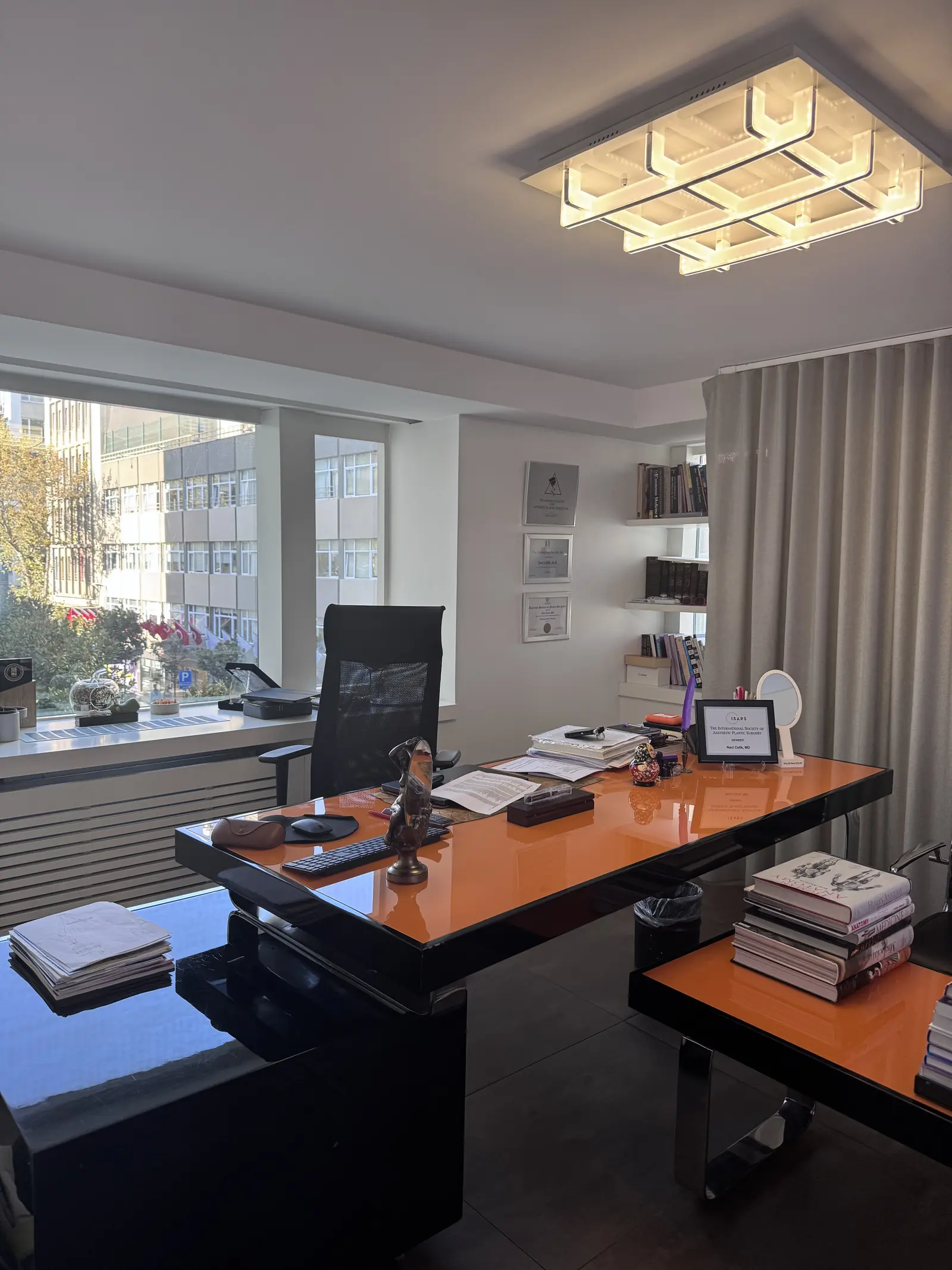 Clinic-provided photograph of Dr Naci Çelik