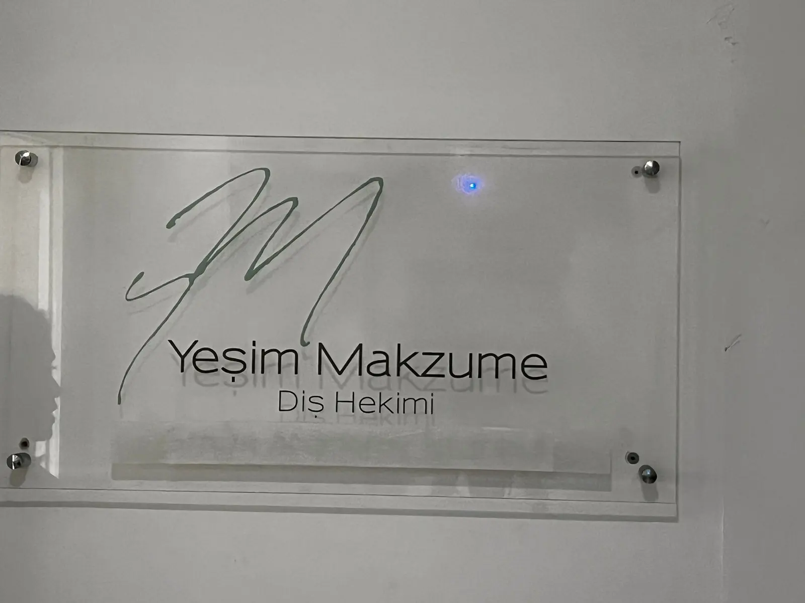 Clinic-provided photograph of Dr Yeşim Makzume