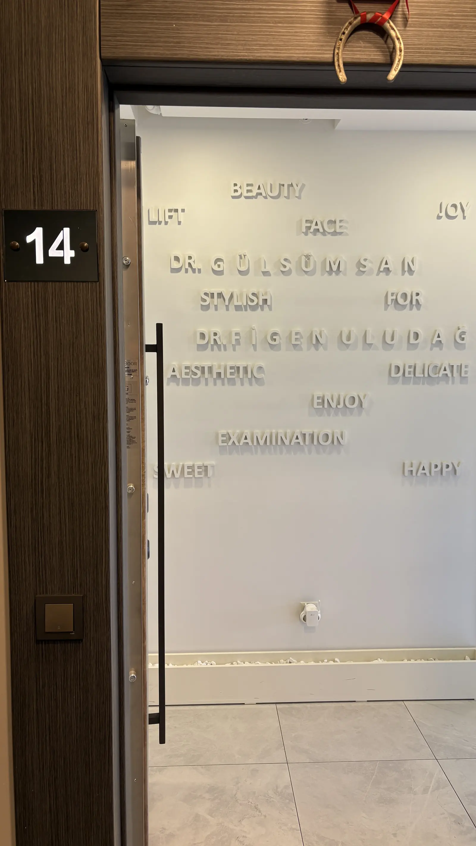 Clinic-provided photograph of Dr Gülsüm San