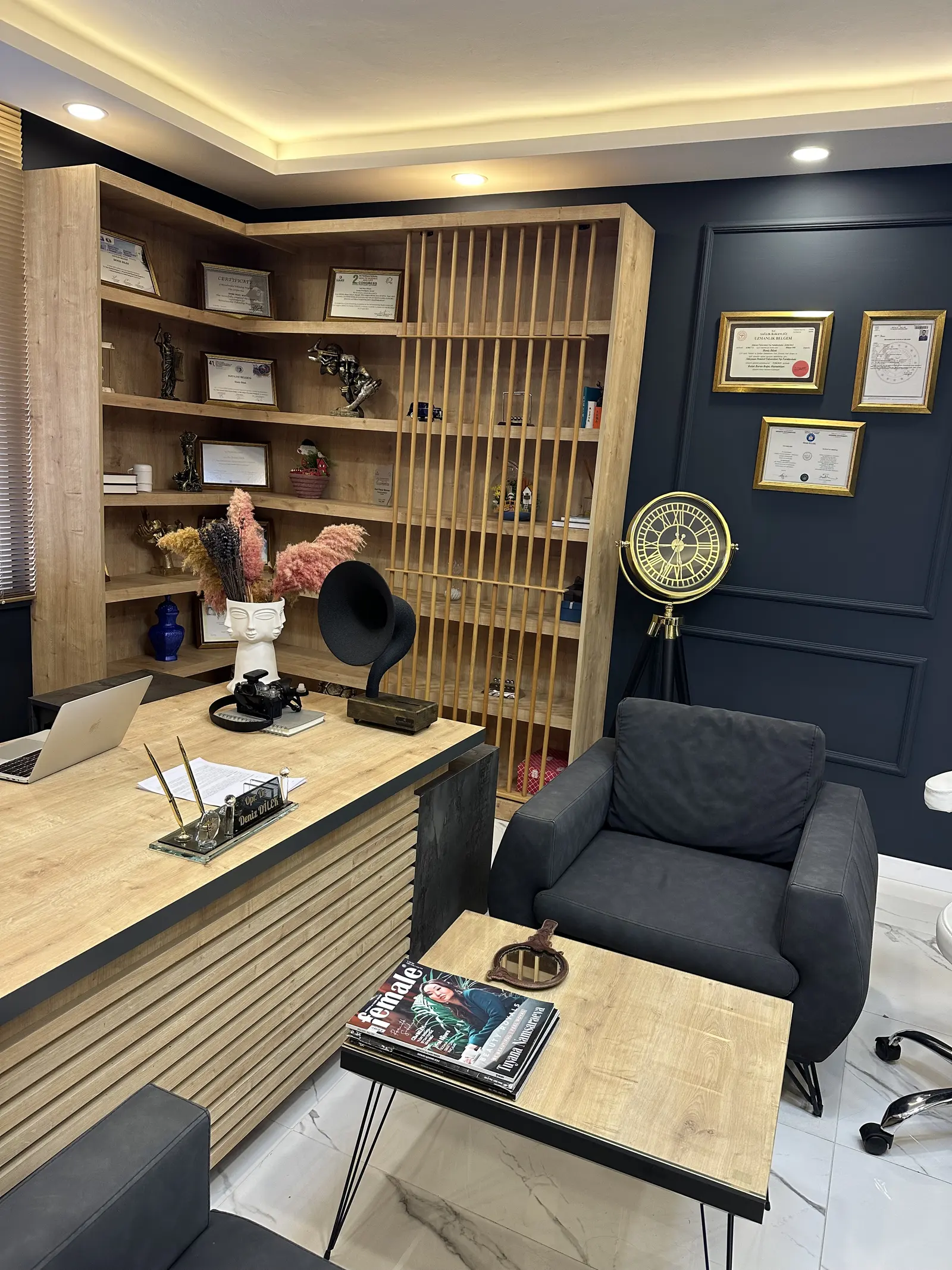Clinic-provided photograph of Dr Deniz Dilek