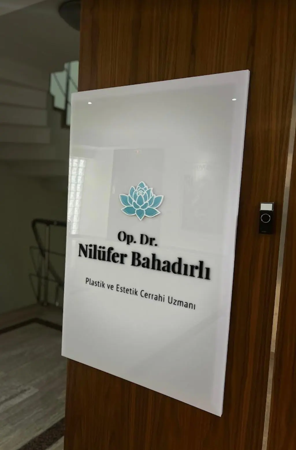 Clinic-provided photograph of Dr Nilüfer Bahadırlı