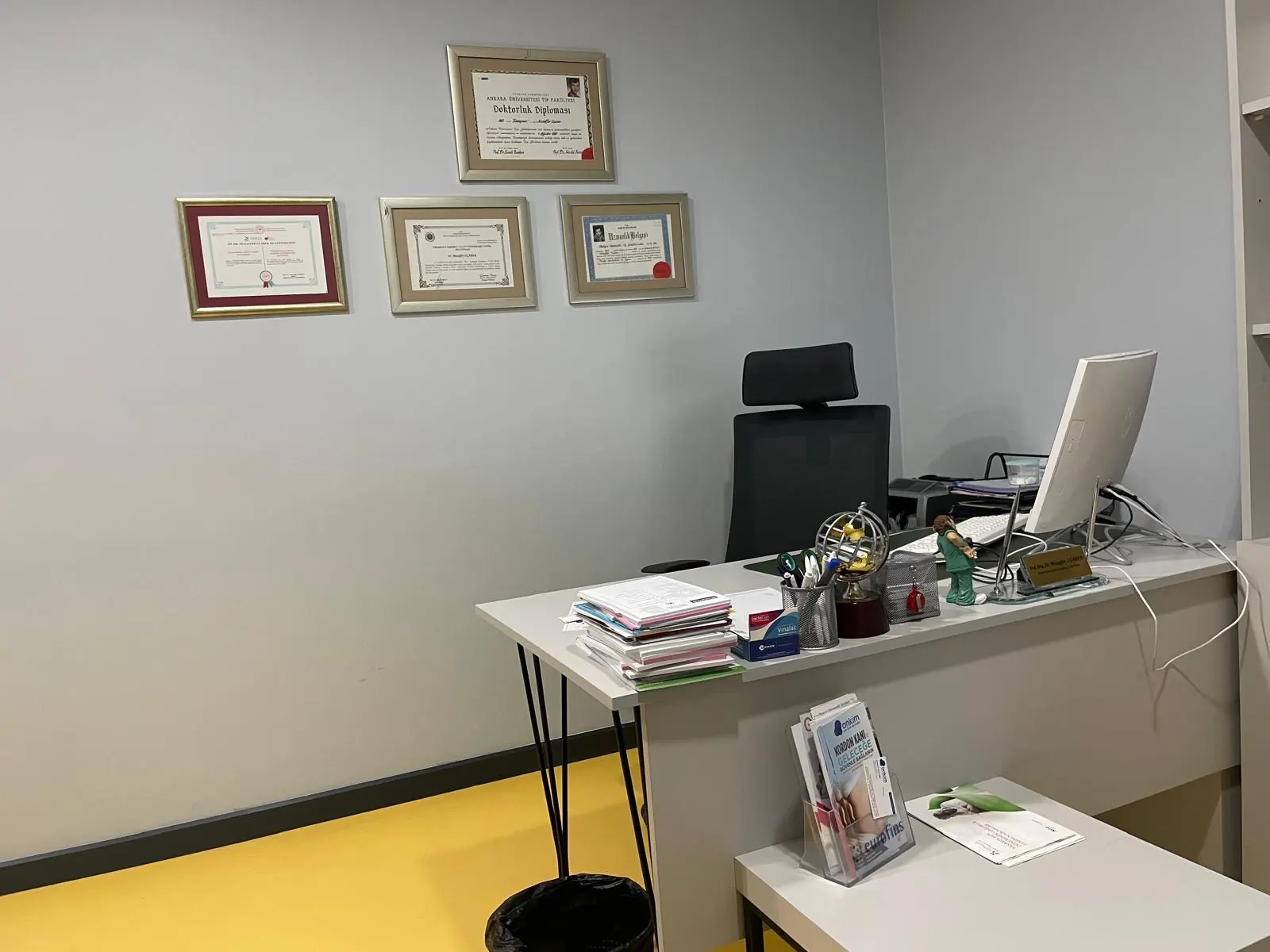 Clinic-provided photograph of Dr Muzaffer Uçarer