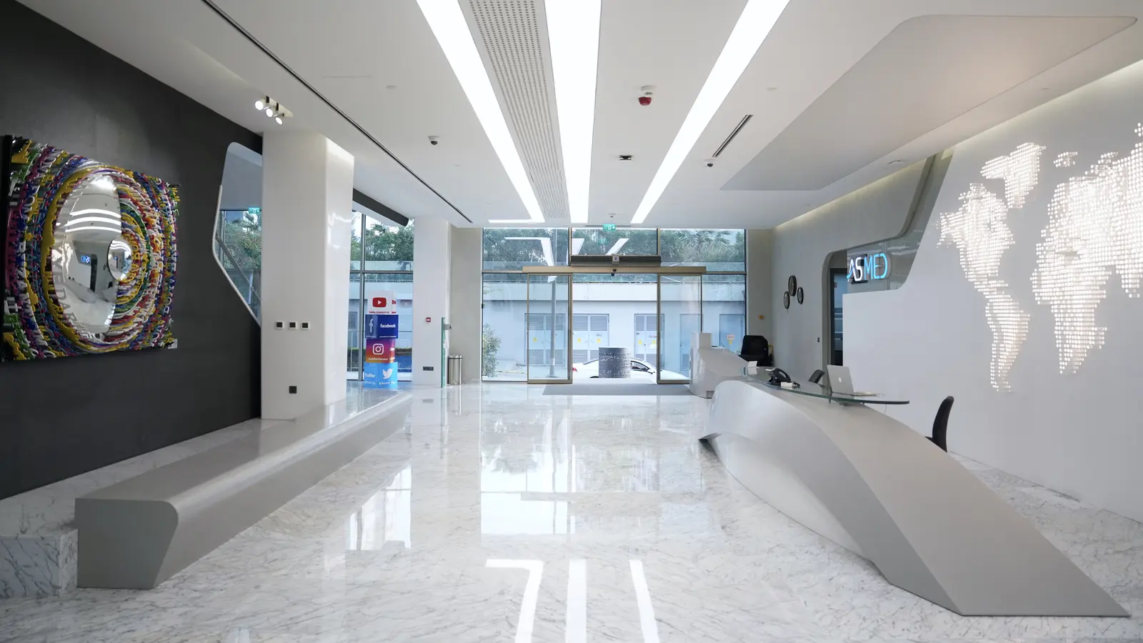 Clinic-provided photograph of ASMED Medical Center