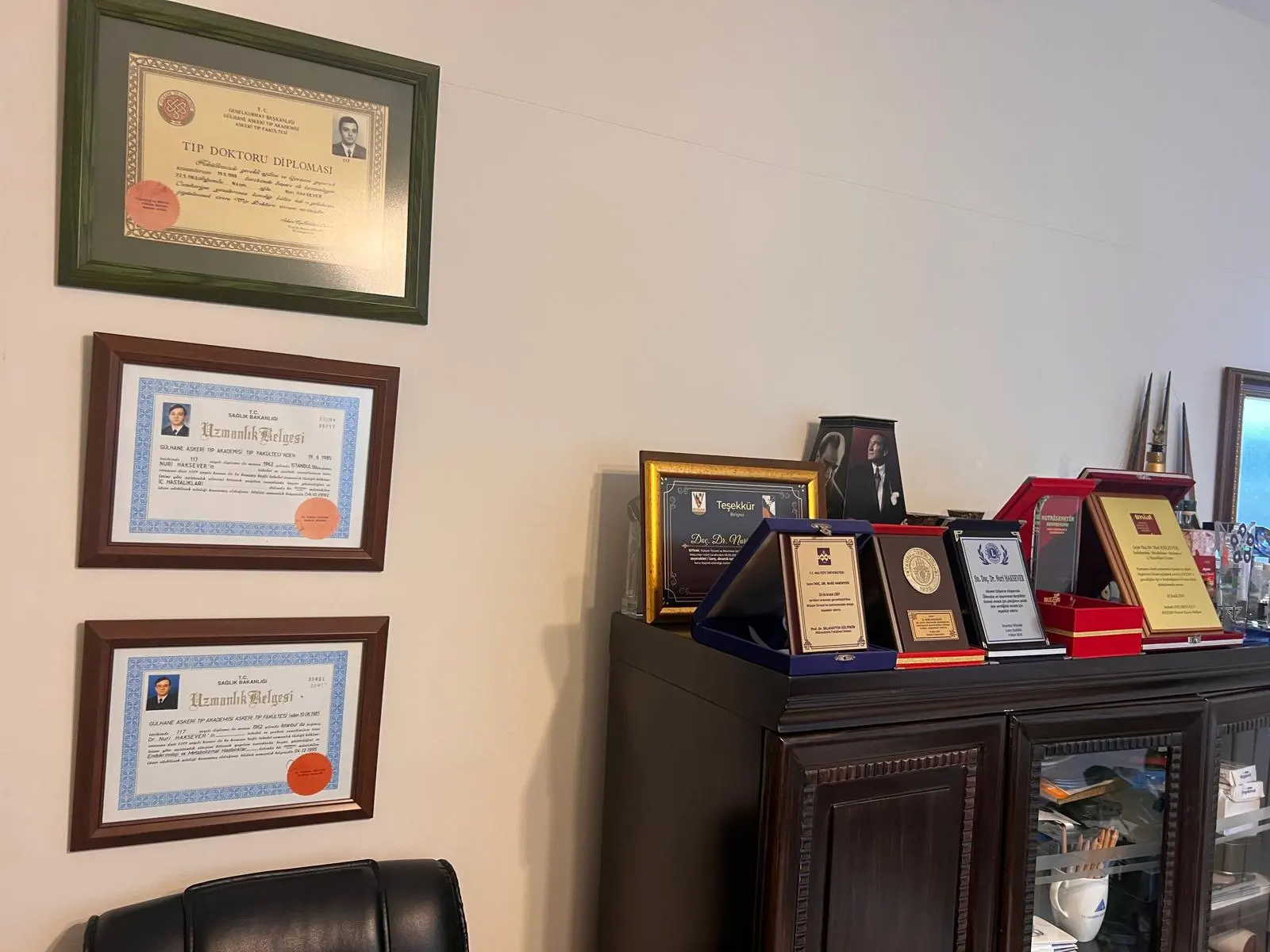 Clinic-provided photograph of Assoc. Prof. Dr Nuri Haksever