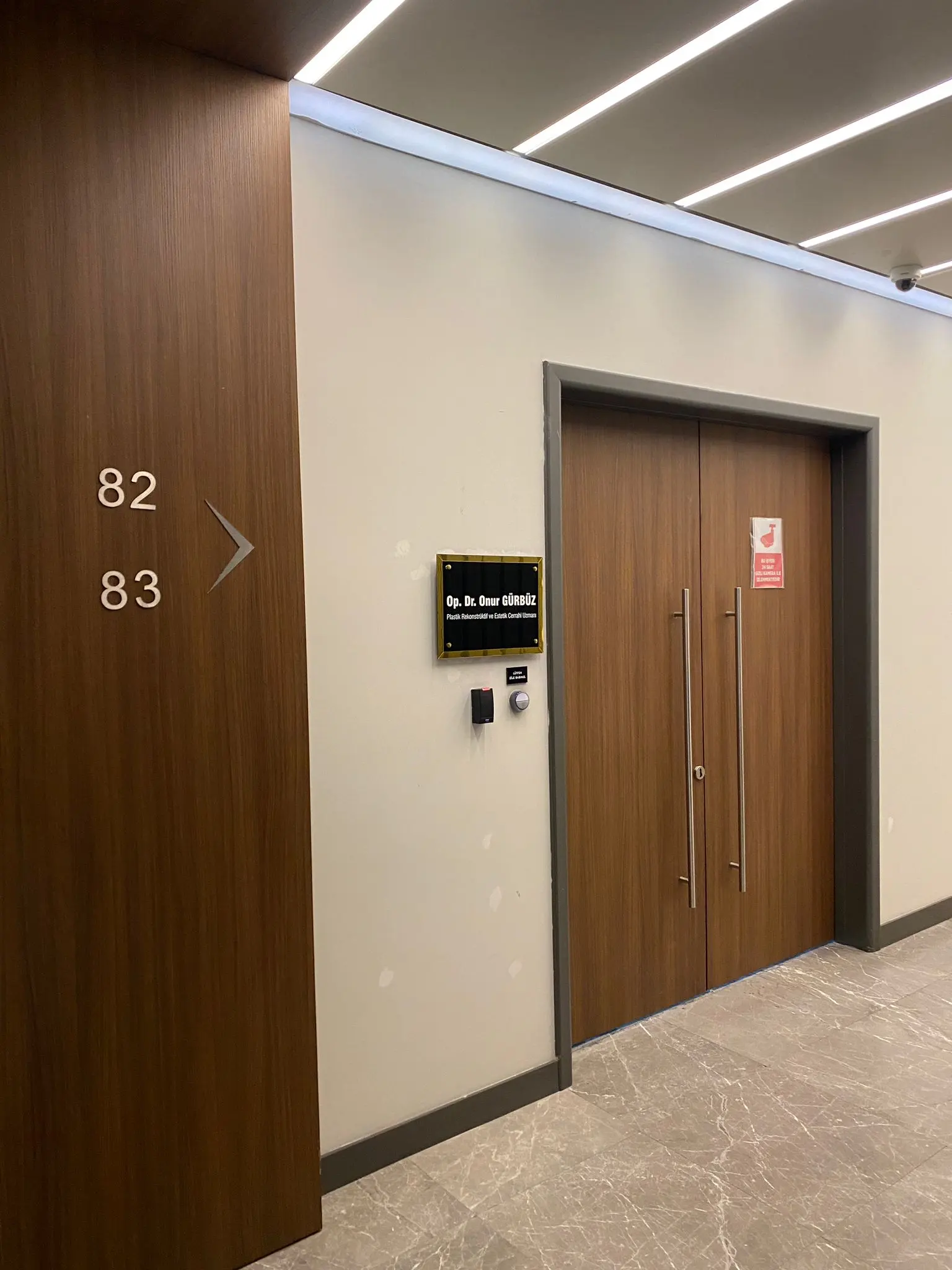 Clinic-provided photograph of Dr Onur Gürbüz