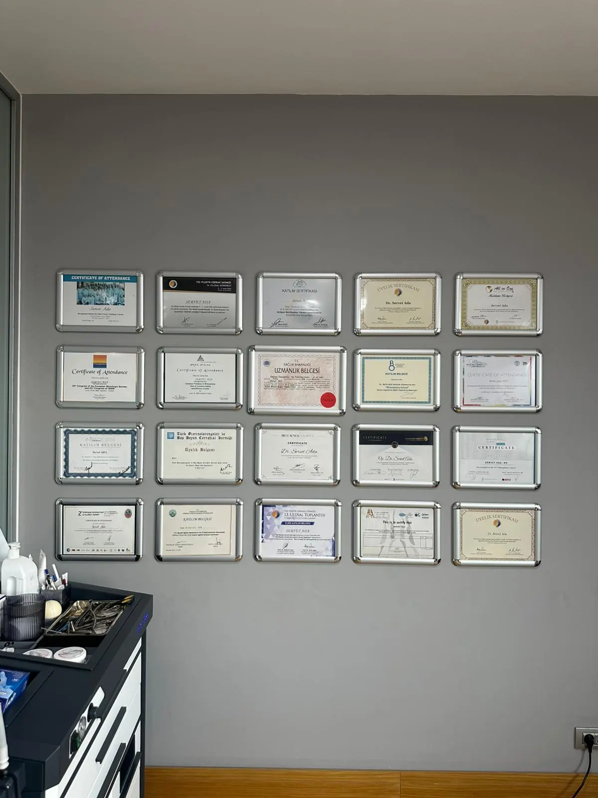 Clinic-provided photograph of Dr Servet Ada