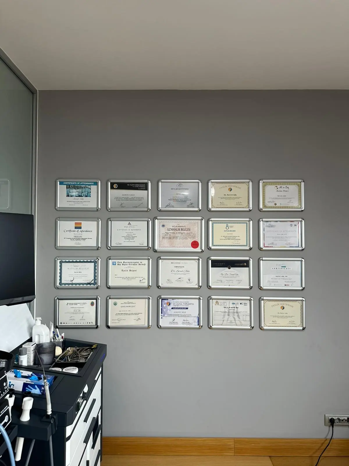 Clinic-provided photograph of Dr Servet Ada