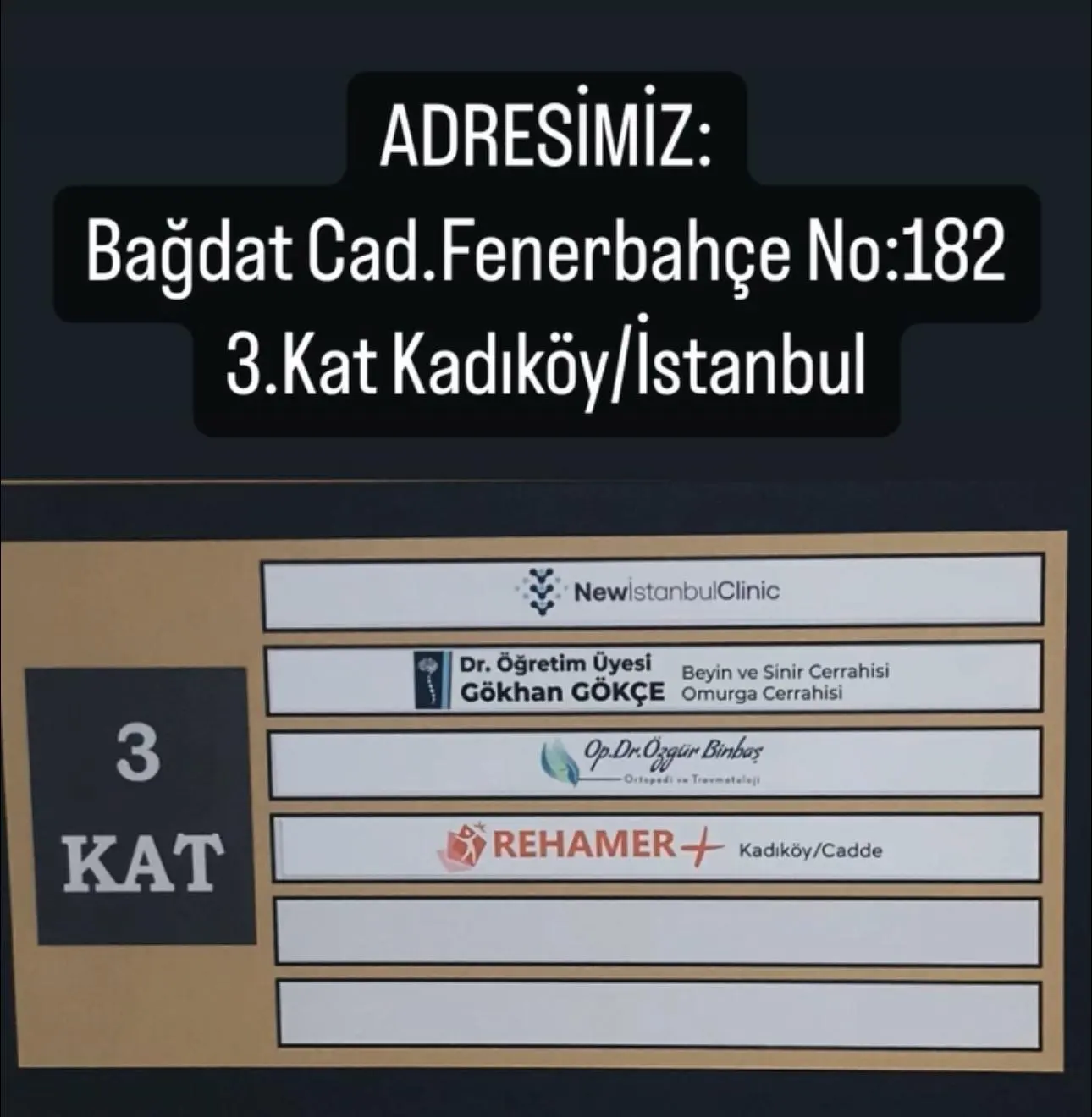 Clinic-provided photograph of Dr Gökhan Gökçe