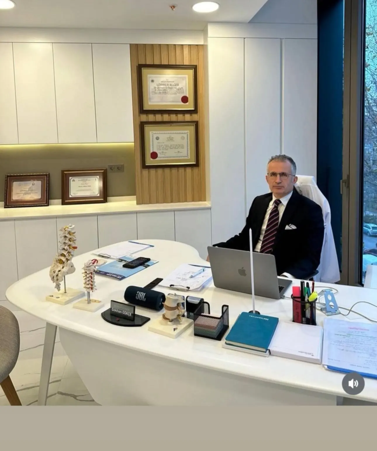 Clinic-provided photograph of Dr Gökhan Gökçe