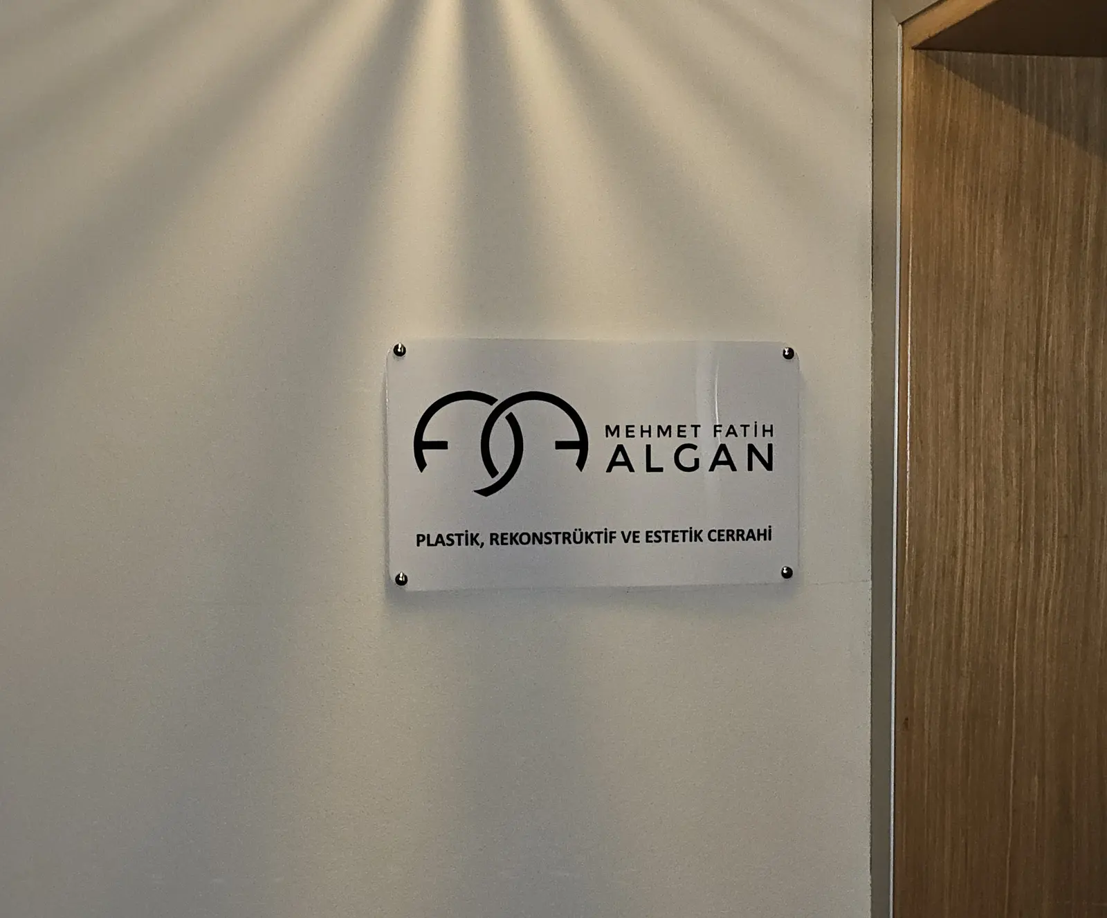 Clinic-provided photograph of Dr Mehmet Fatih Algan