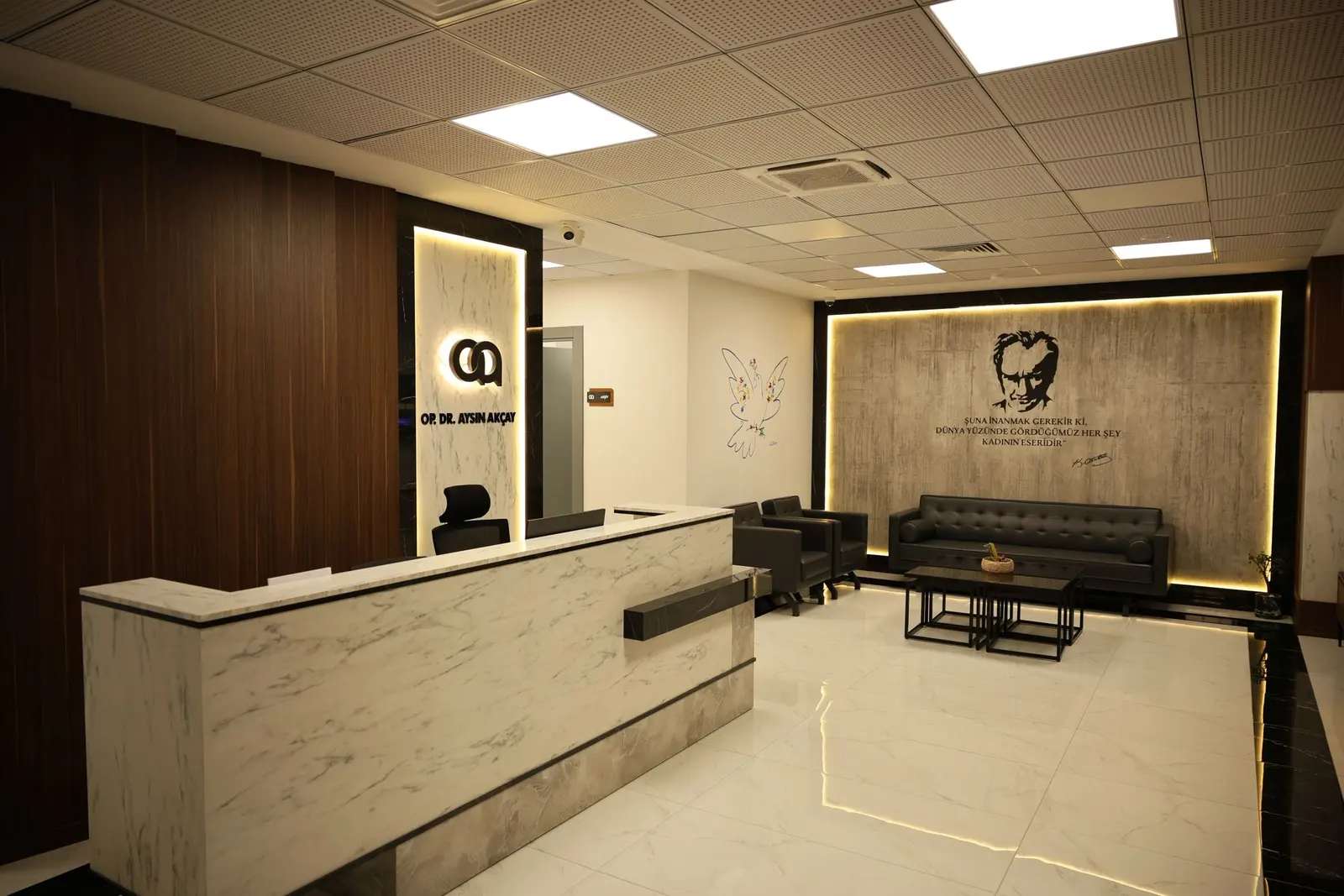 Clinic-provided photograph of Dr Aysın Akçay