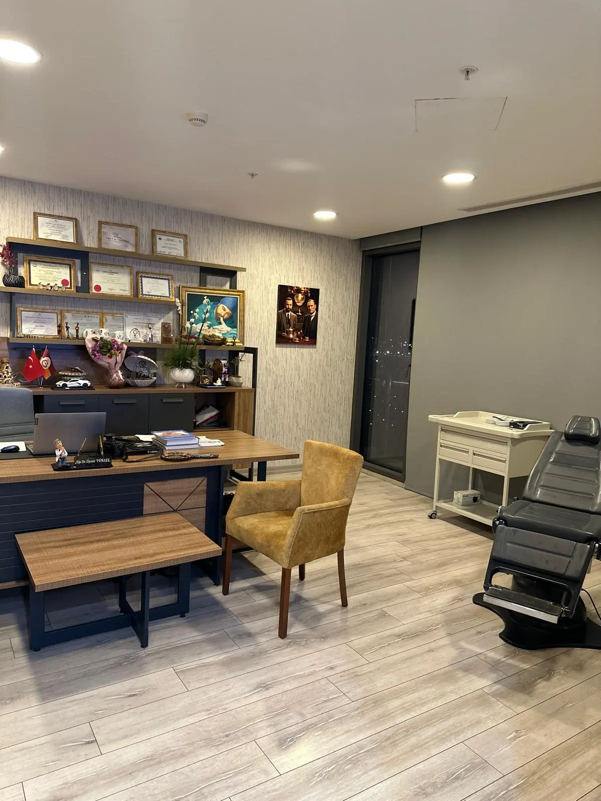 Clinic-provided photograph of Dr Elvan Yüksel
