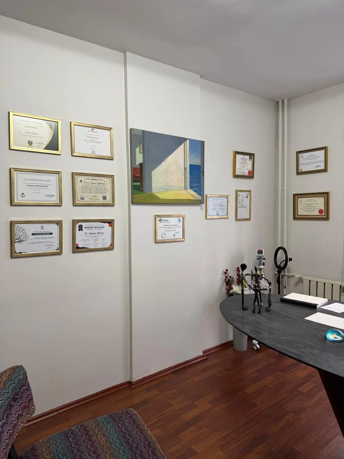 Clinic-provided photograph of Dr Emine Zeynep Yılmaz