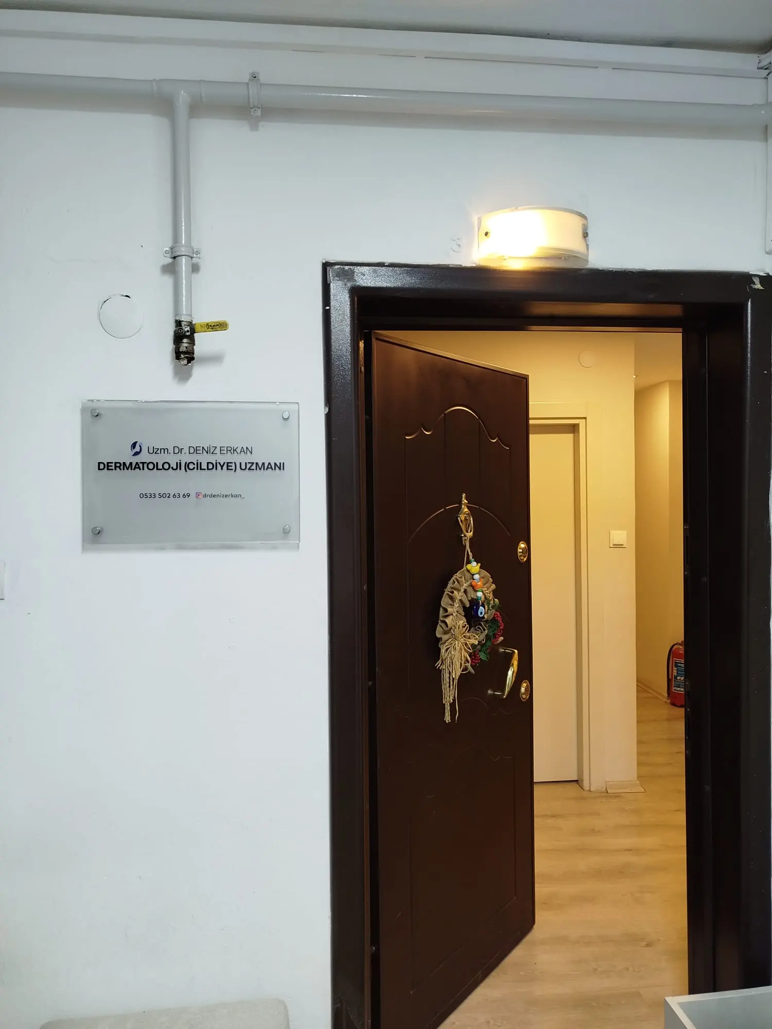 Clinic-provided photograph of Dr Deniz Erkan