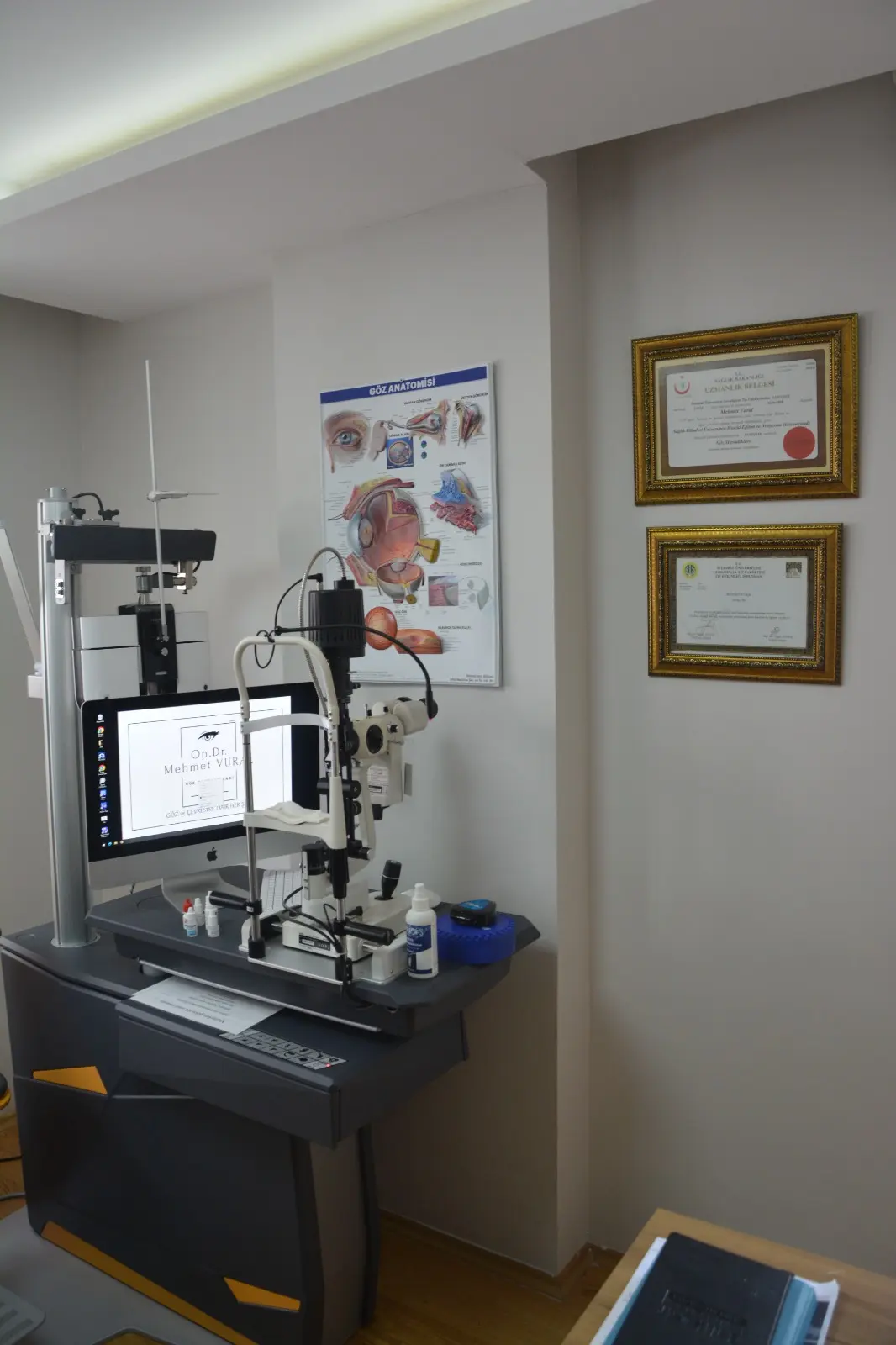 Clinic-provided photograph of Dr Mehmet Vural