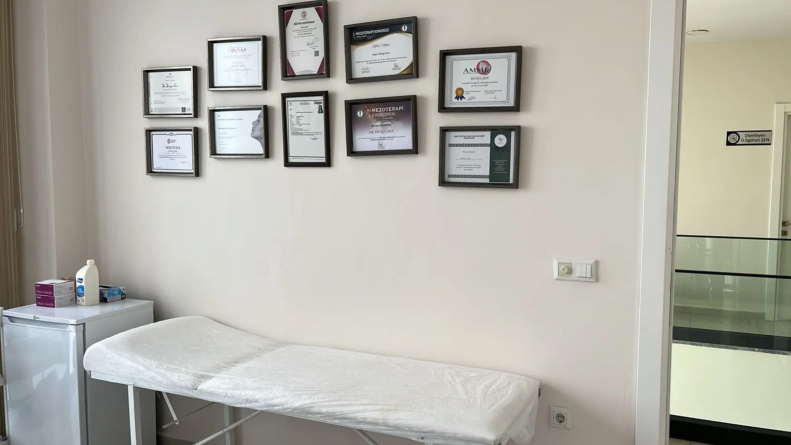 Clinic-provided photograph of Dr Duygu Şen