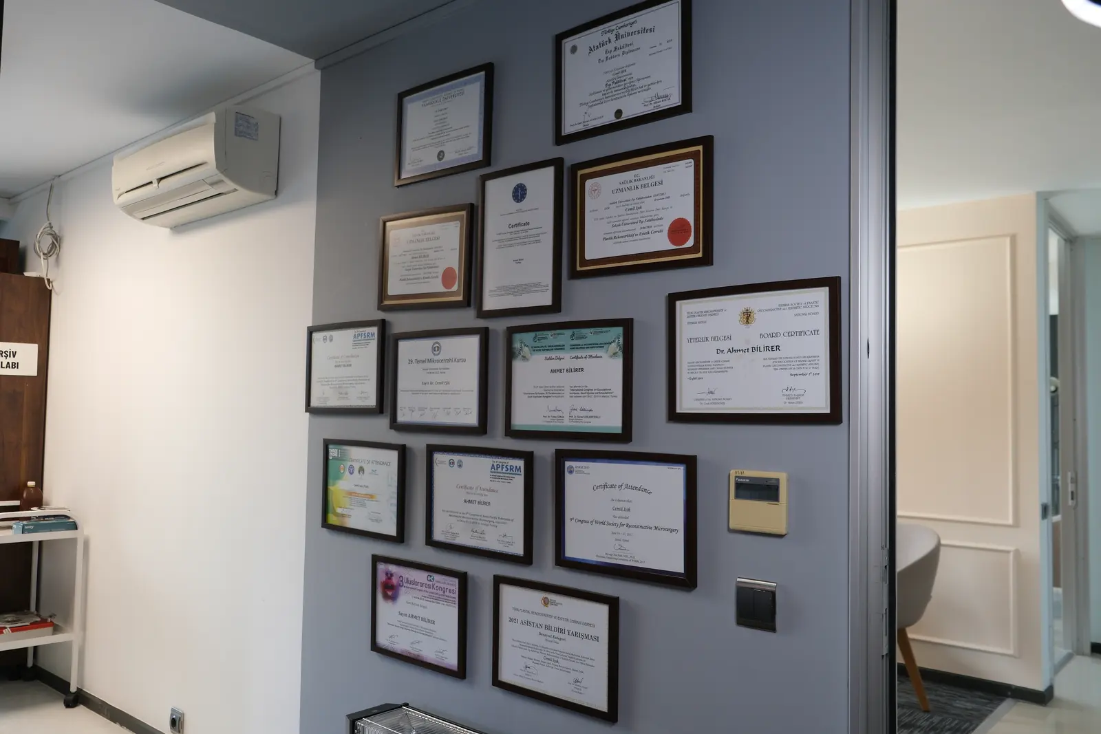 Clinic-provided photograph of Dr Ahmet Bilirer