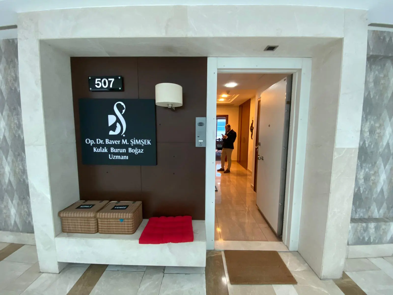 Clinic-provided photograph of Dr Baver Maşallah Şimşek