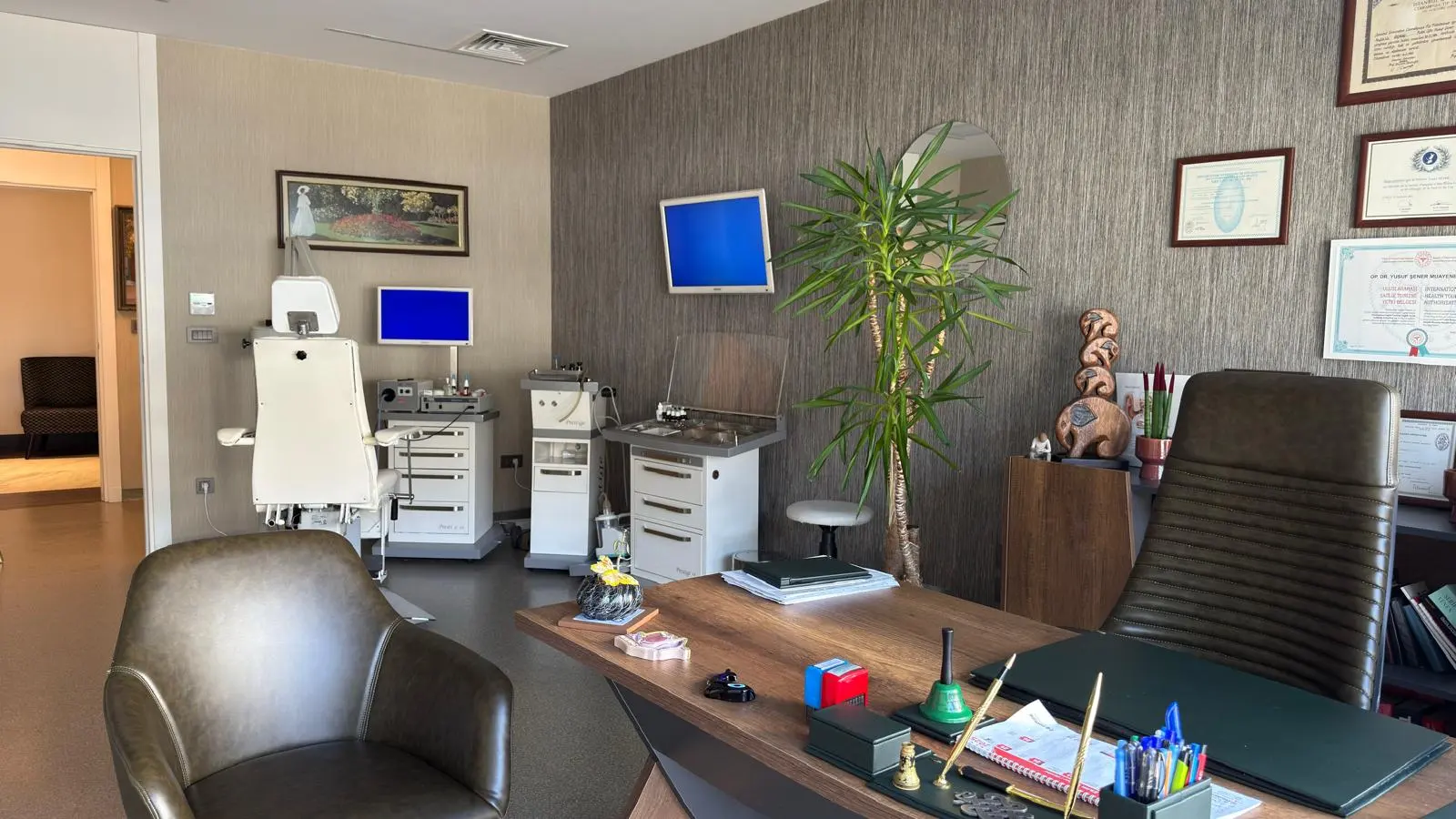 Clinic-provided photograph of Dr Yusuf Şener