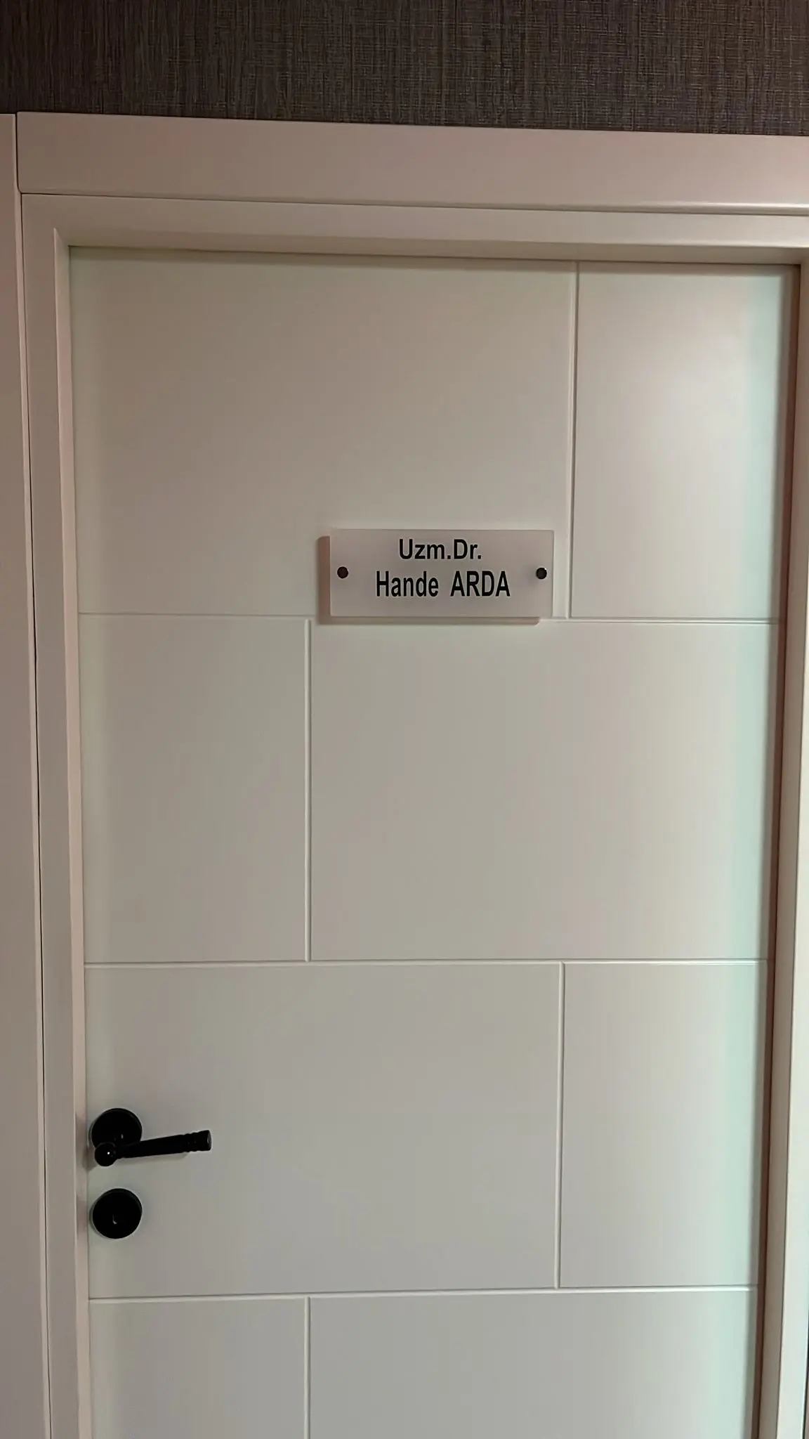 Clinic-provided photograph of Dr Hande Arda
