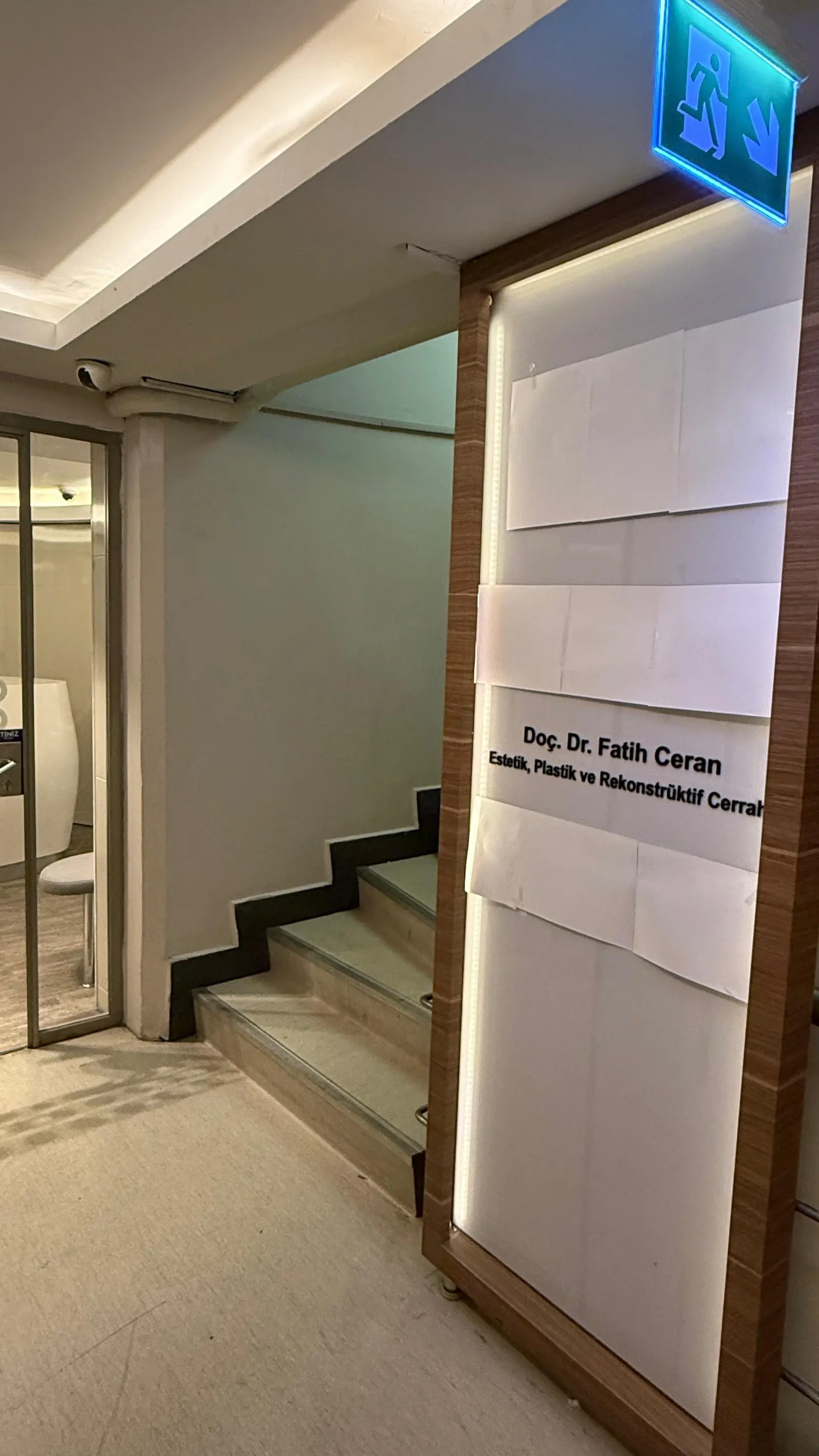 Clinic-provided photograph of Dr Fatih Ceran