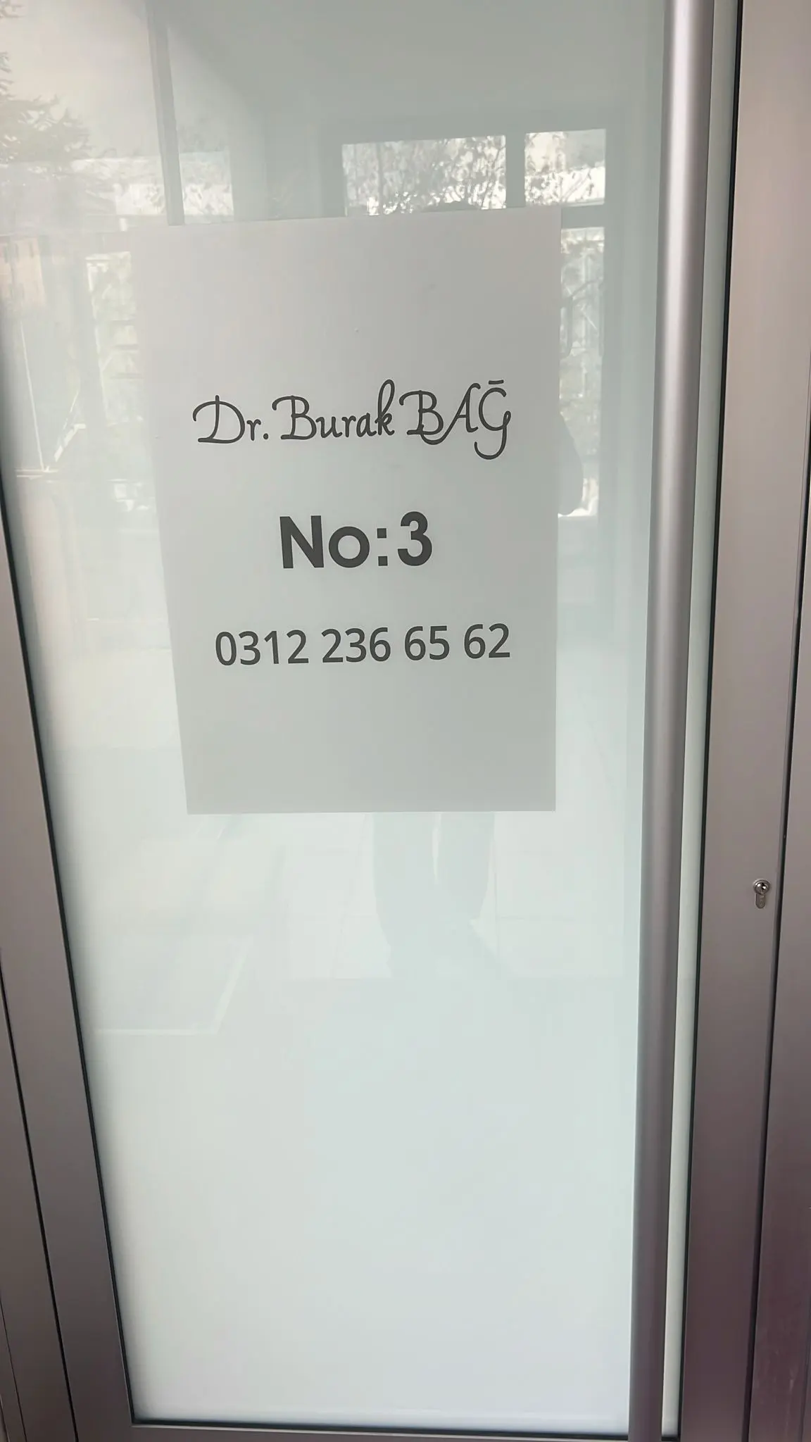 Clinic-provided photograph of Dr Burak Bağ