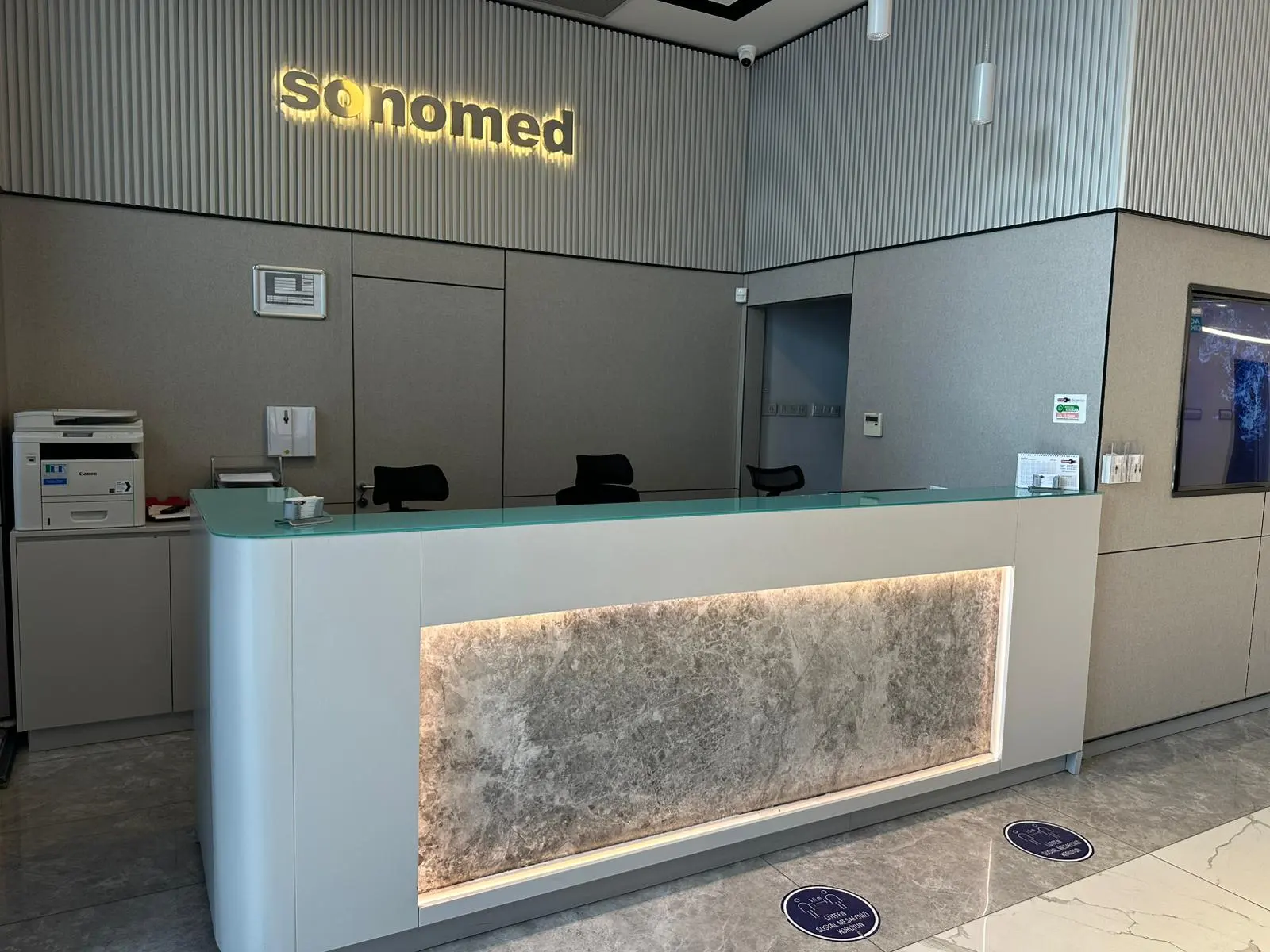 Clinic-provided photograph of Sonomed Ataşehir Radiology Centre