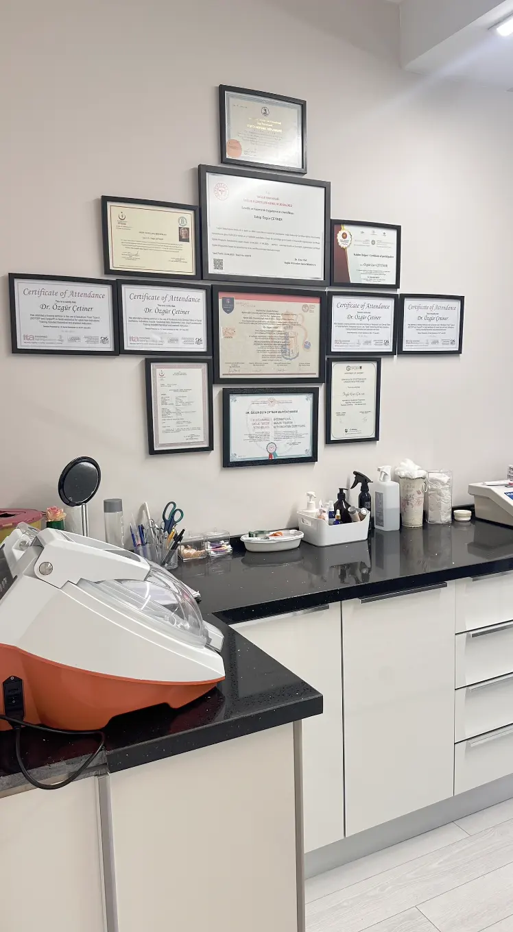 Clinic-provided photograph of Dr Özgür Esen Çetiner