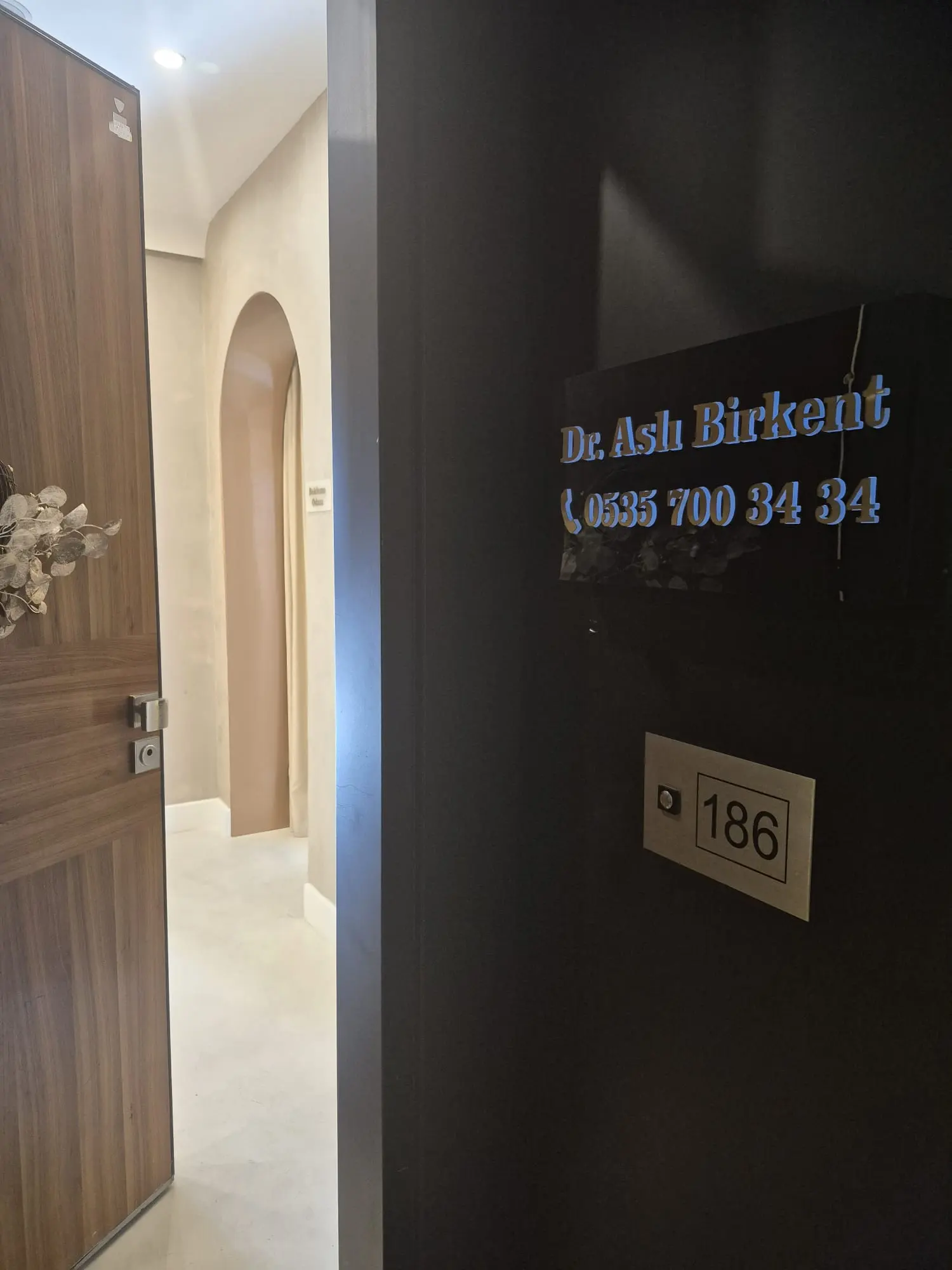 Clinic-provided photograph of Dr Aslı Birkent