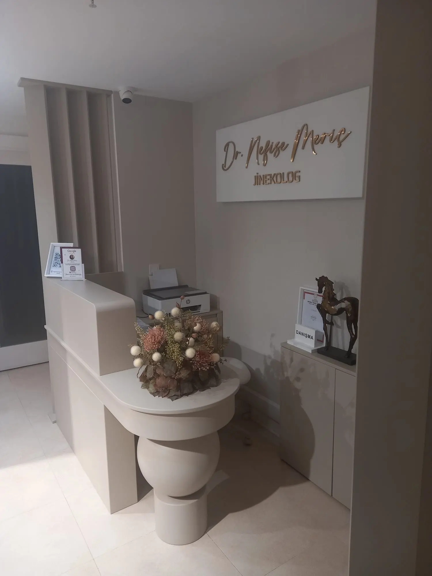 Clinic-provided photograph of Dr Nefize Rafet Merich