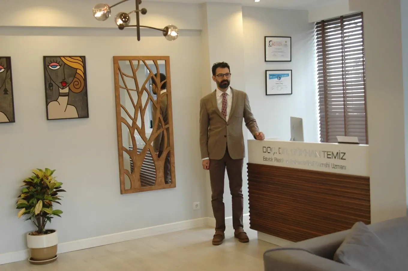 Clinic-provided photograph of Dr Gökhan Temiz