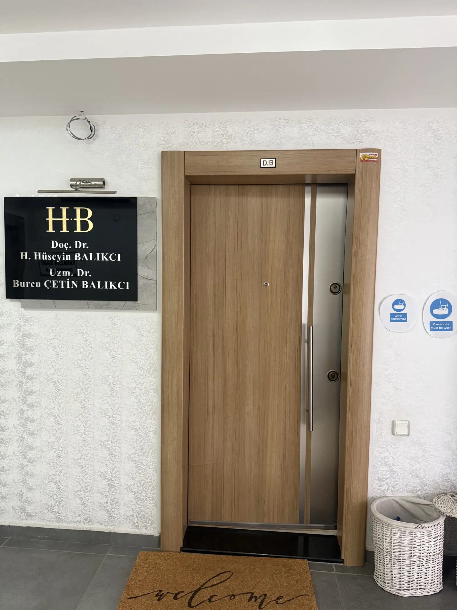 Clinic-provided photograph of Dr Hasan Hüseyin Balıkçı