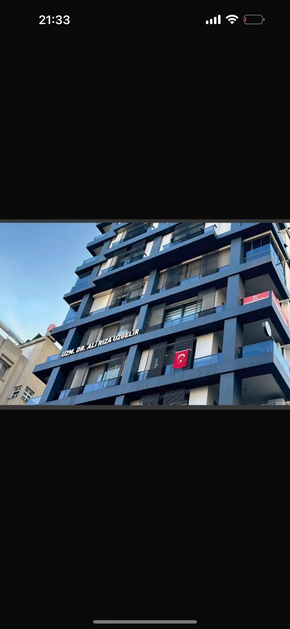 Clinic-provided photograph of Dr Ali Rıza Uzgelir