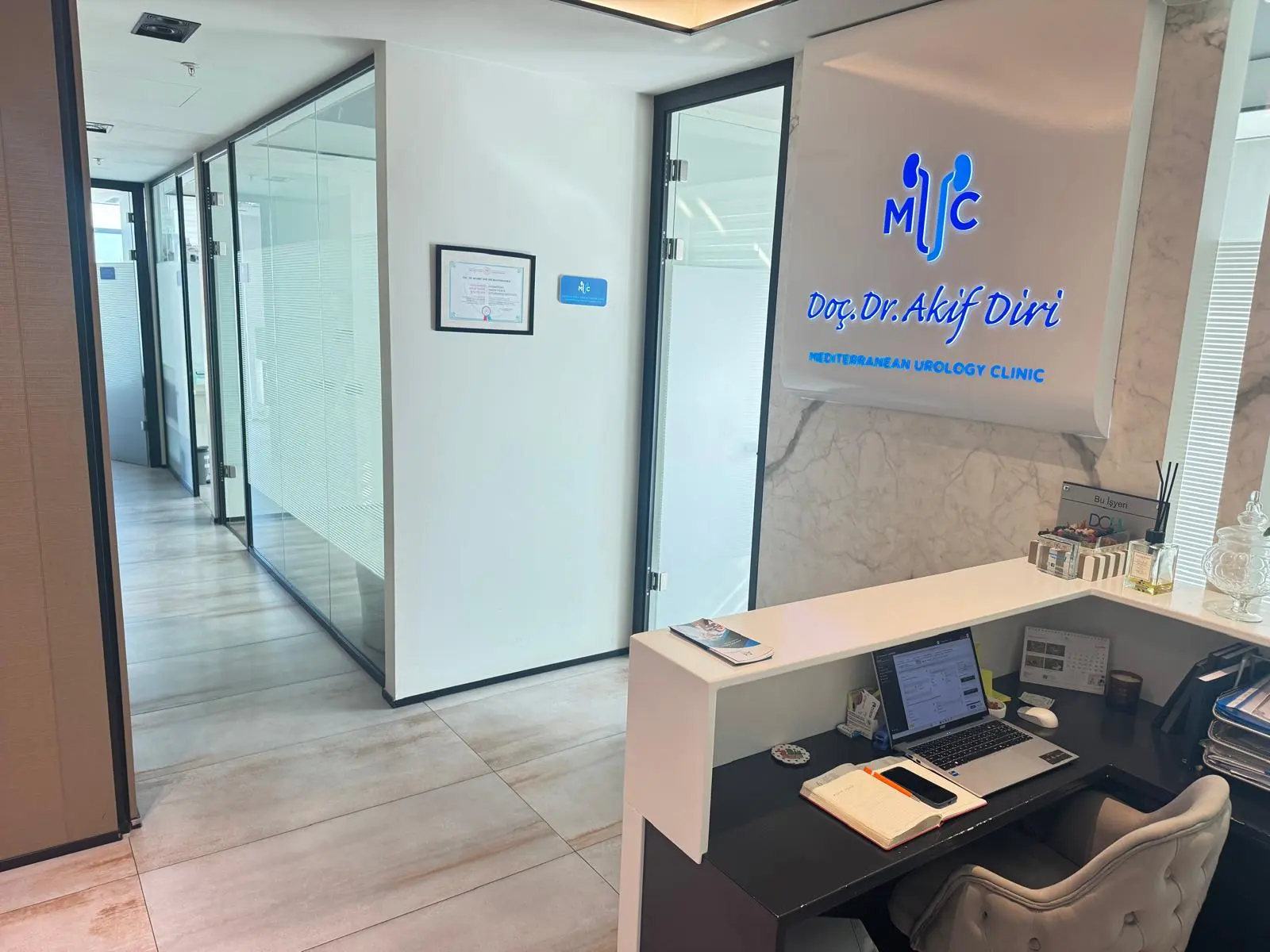 Clinic-provided photograph of Assoc. Prof. Dr Mehmet Akif Diri