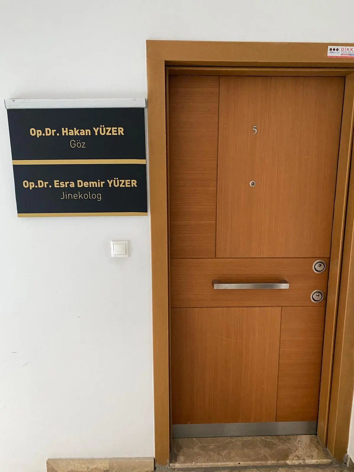 Clinic-provided photograph of Dr Esra Demir Yüzer