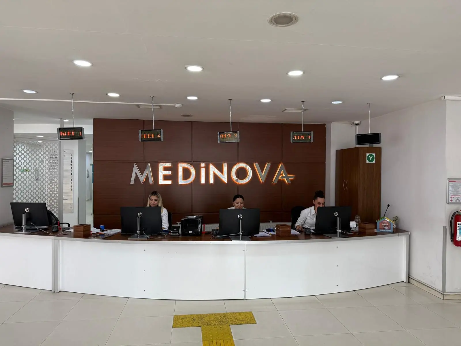 Clinic-provided photograph of Medinova Hospital