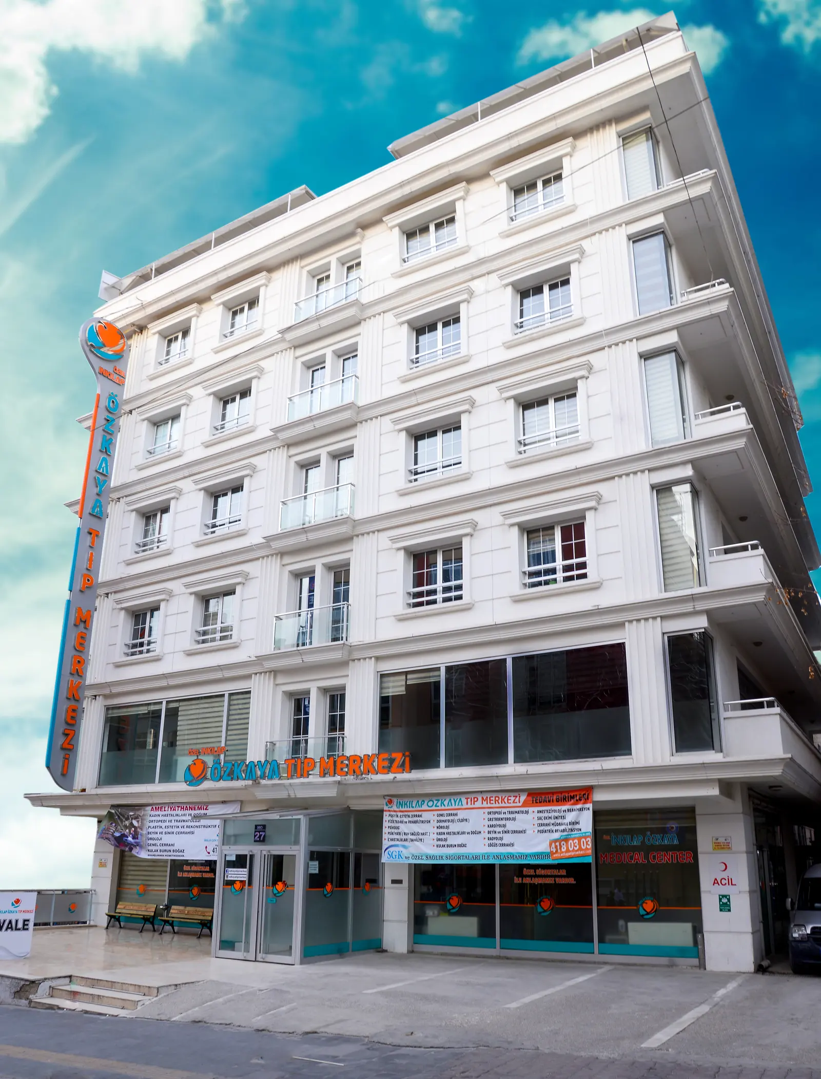 Clinic-provided photograph of İnkılap Özkaya Medical Centre