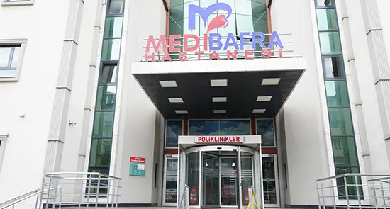 Clinic-provided photograph of Medibafra Hospital