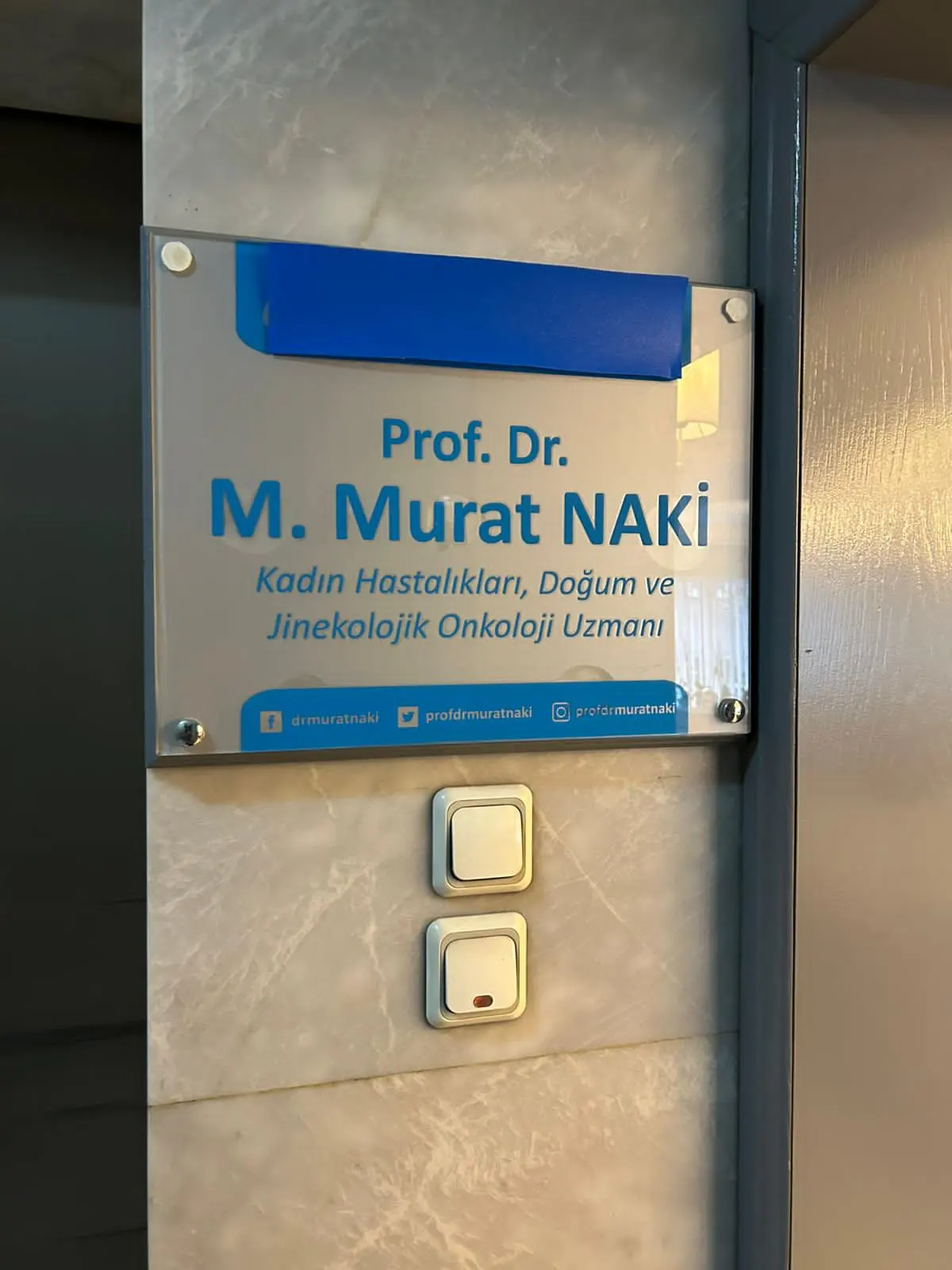 Clinic-provided photograph of Prof. Dr Mehmet Murat Naki