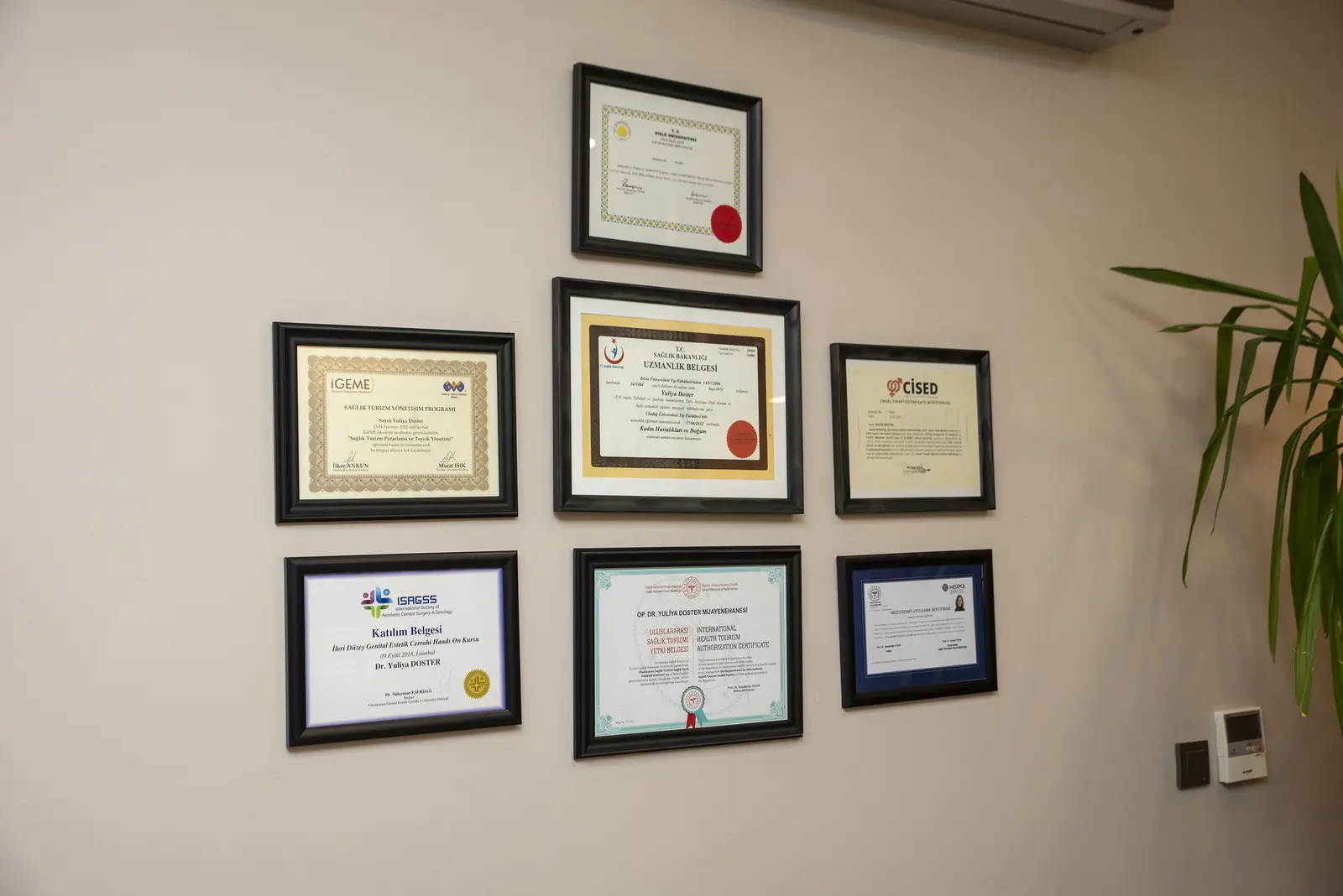 Clinic-provided photograph of Dr Yuliya Doster