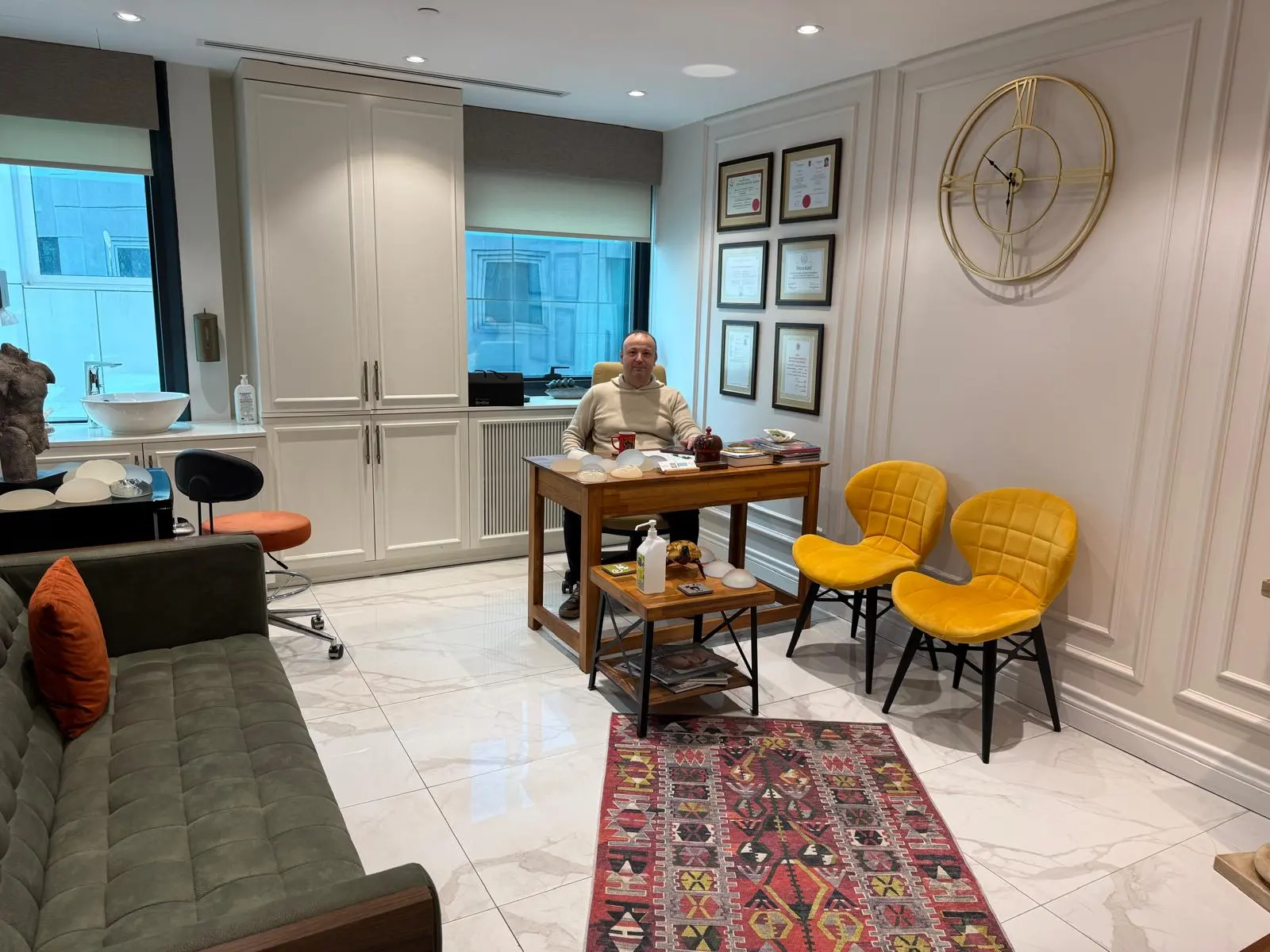 Clinic-provided photograph of Dr Murat Gürel